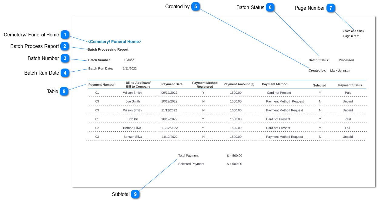 Batch Processing Report