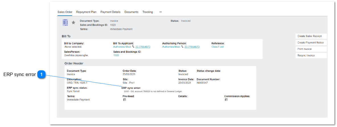 ERP Sync Status