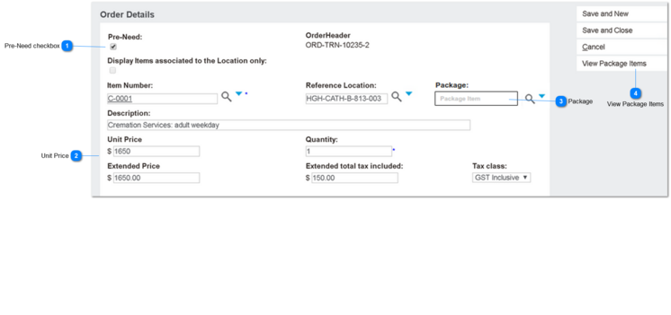 Order Details
