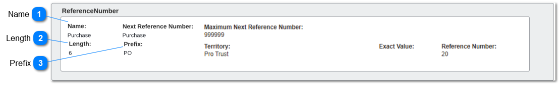 Reference Number: PO Receipt Number