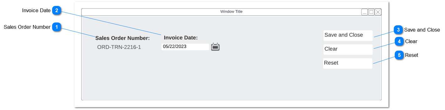 Sales Order: Edit Invoice/ Credit Note