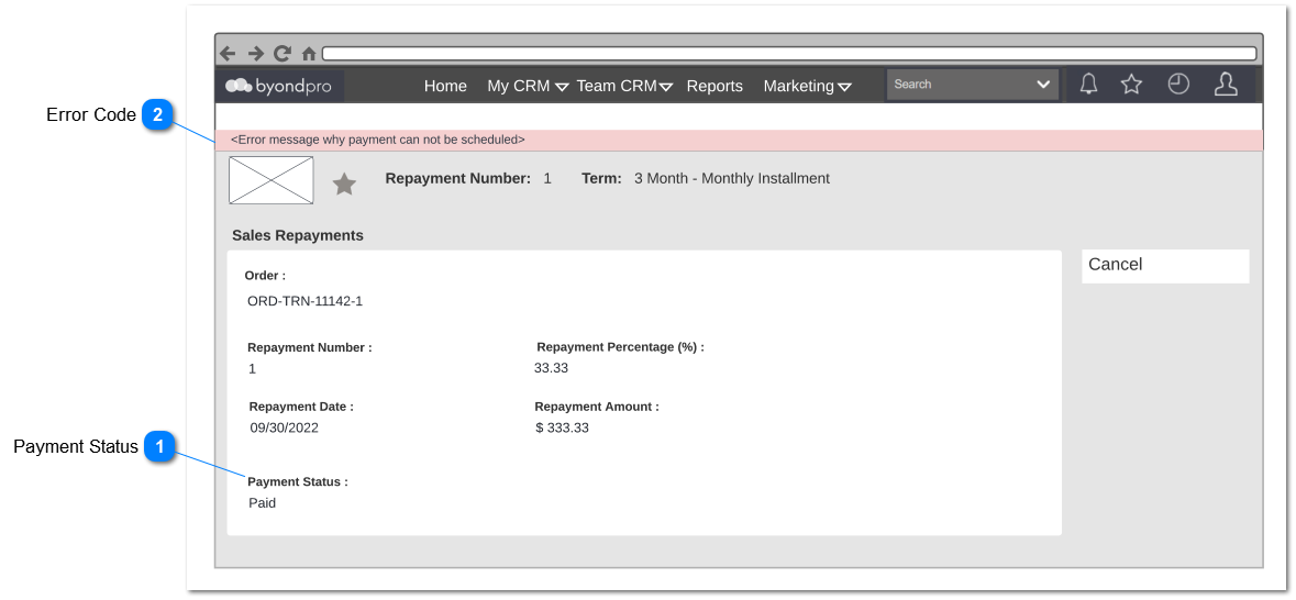 View Payment