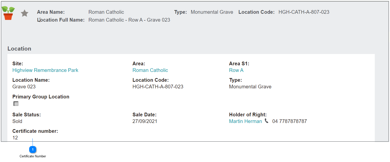 Assign Licence / Certificate Numbers