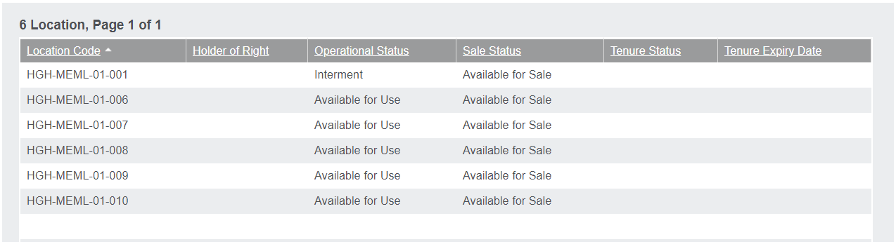 Batch Location Revaluation