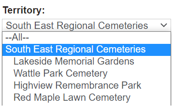 Cemetery Locations