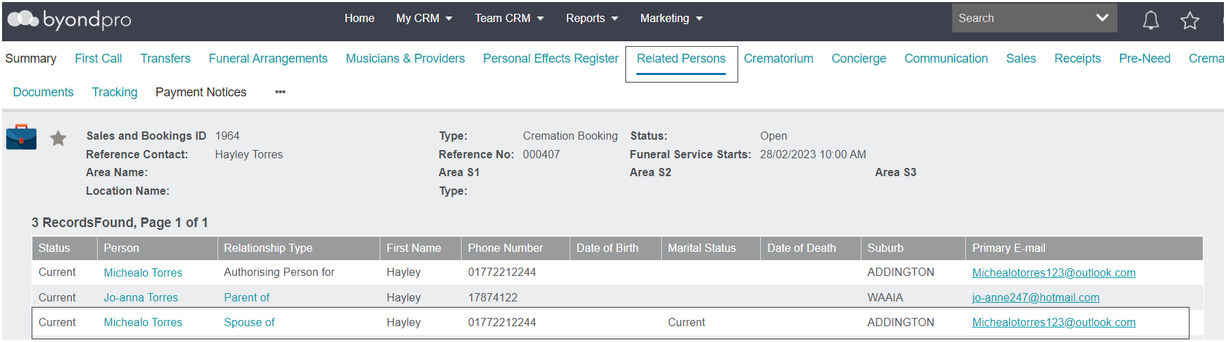 Create Related Persons