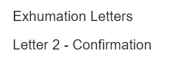 Exhumation Letters 