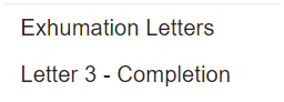 Exhumation Letters 