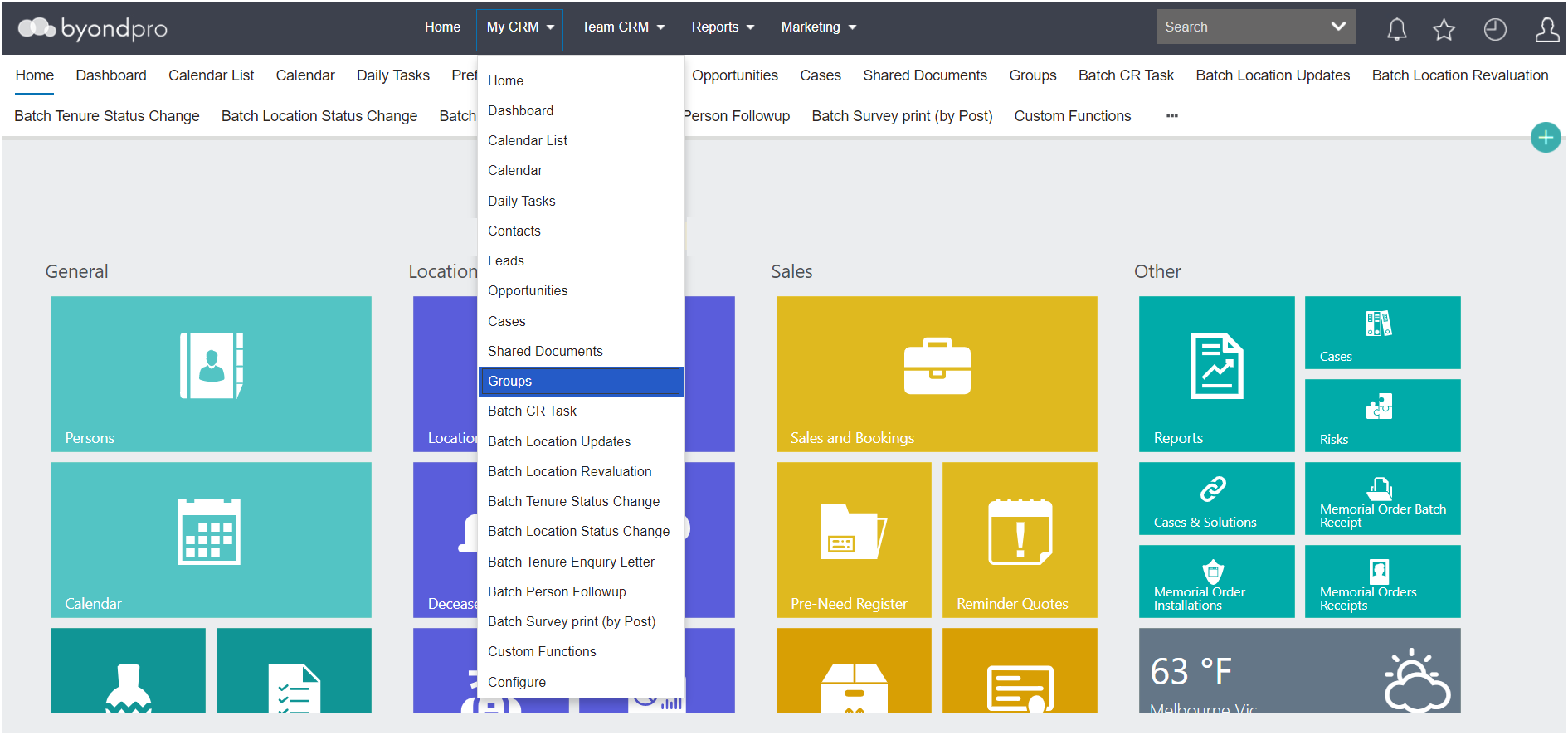 Groups & Mail Merge