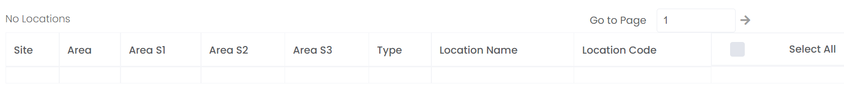 2. Location Selection List