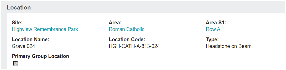 ROI / Location Items