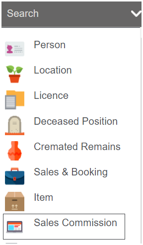 Sales Commissions Search