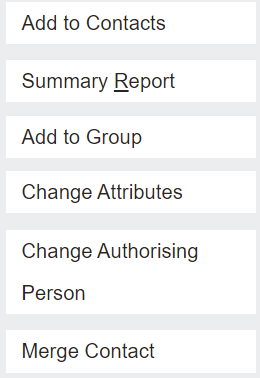 7. Action Buttons